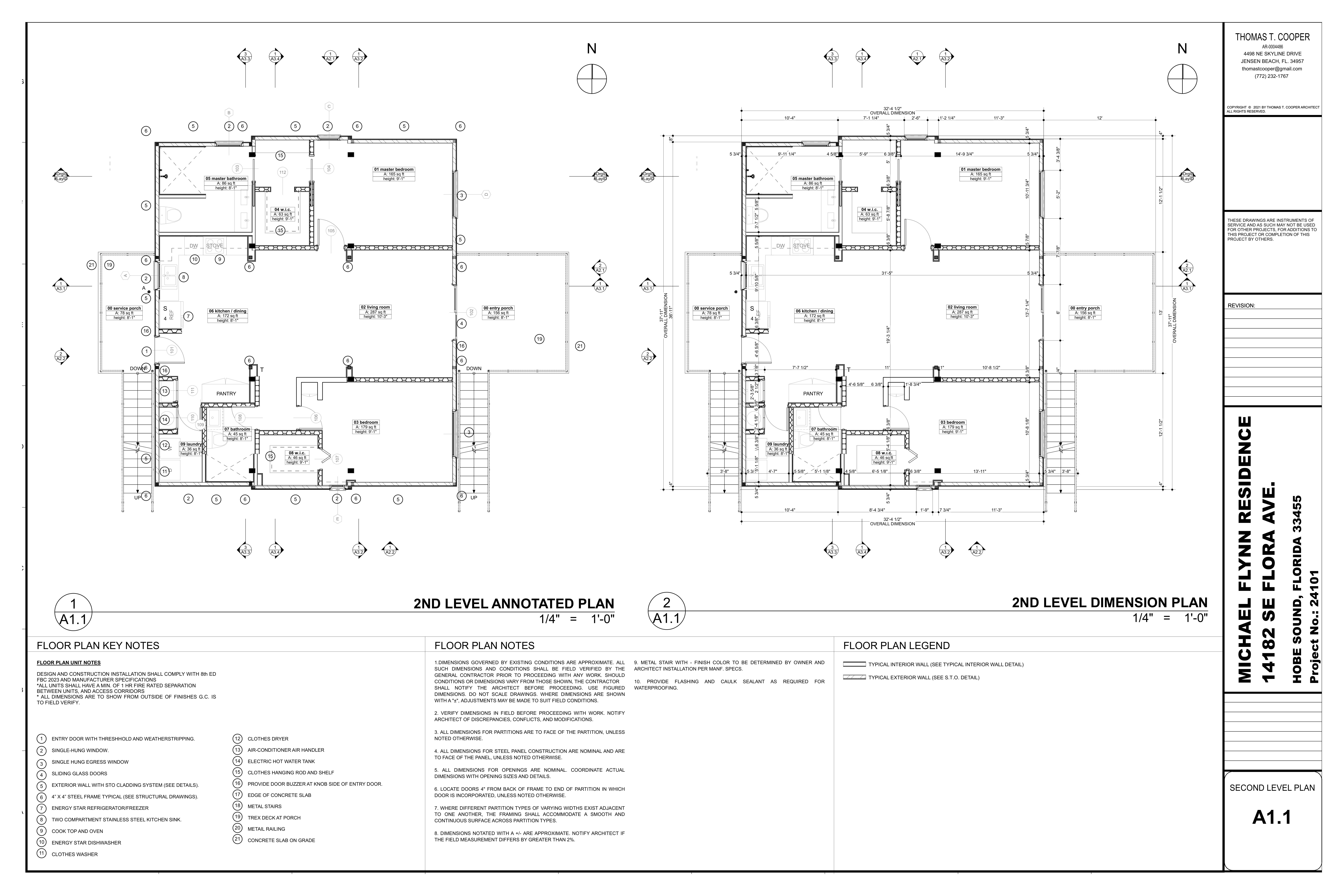 A1.1 SECOND LEVEL PLAN-1
