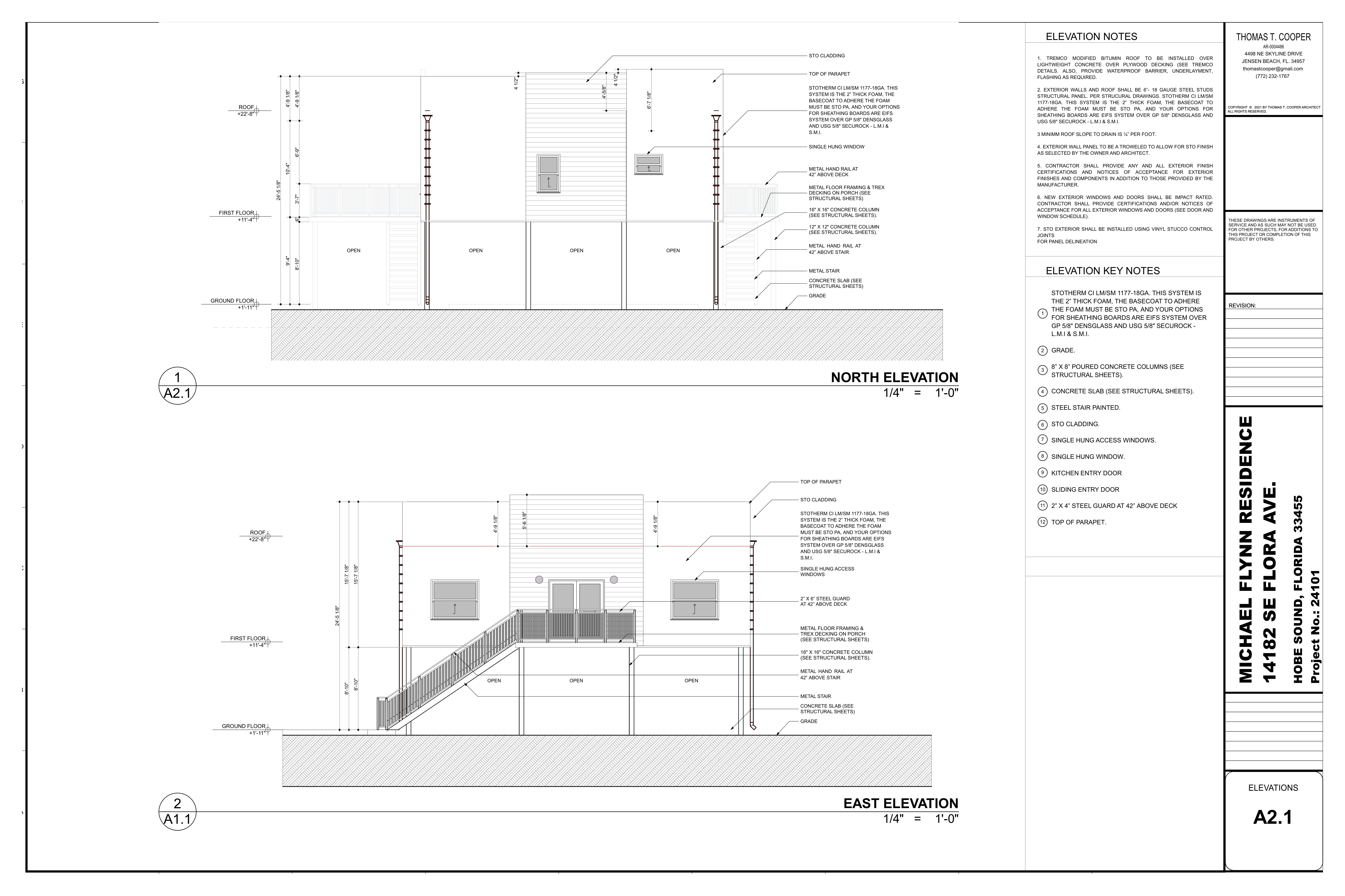 A2.1 BUILDING ELEVATIONS-1