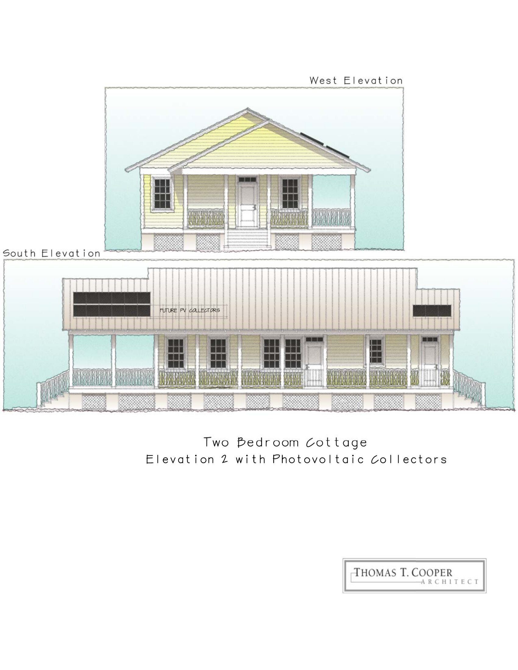 Two BR Elevation 2 PV-1